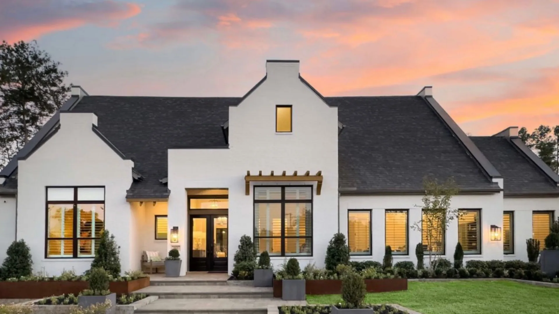 A Highland Homes model home in Prosper, Texas